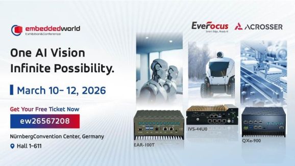 EverFocus Presents One AI Vision. Infinite Possibility at Embedded World 2026