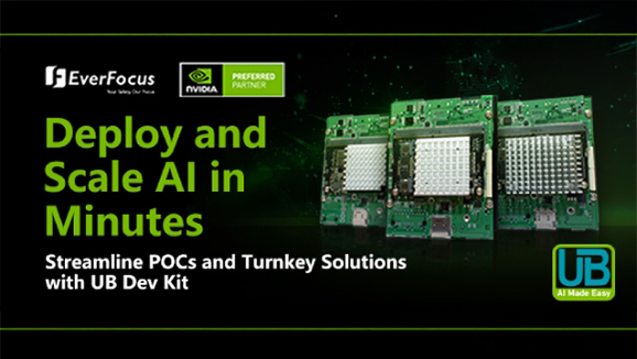 EverFocus推出NVIDIA® Jetson開發者套件：UB開發套件系列